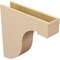Ekena Millwork 6"W x 24"D x 24"H Thin Del Monte Rough Cedar Woodgrain TimberThane Corbel, Primed Tan CORUR06X24X24DELRCPR - alternate 4